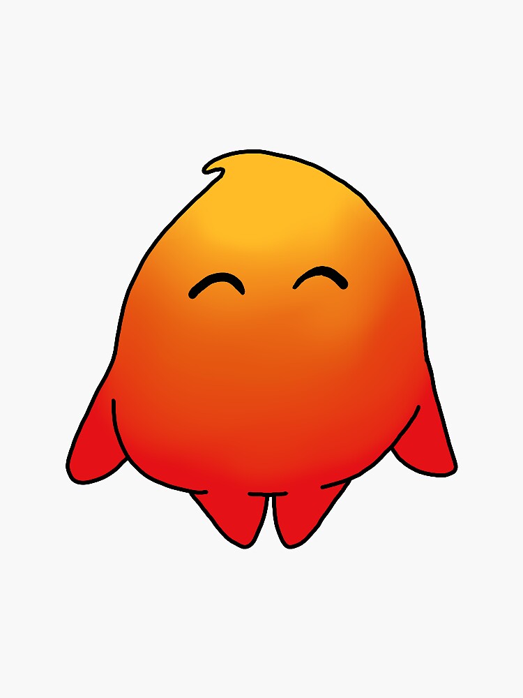 "Orange Luma Moment" Sticker for Sale by savguilmette86 | Redbubble