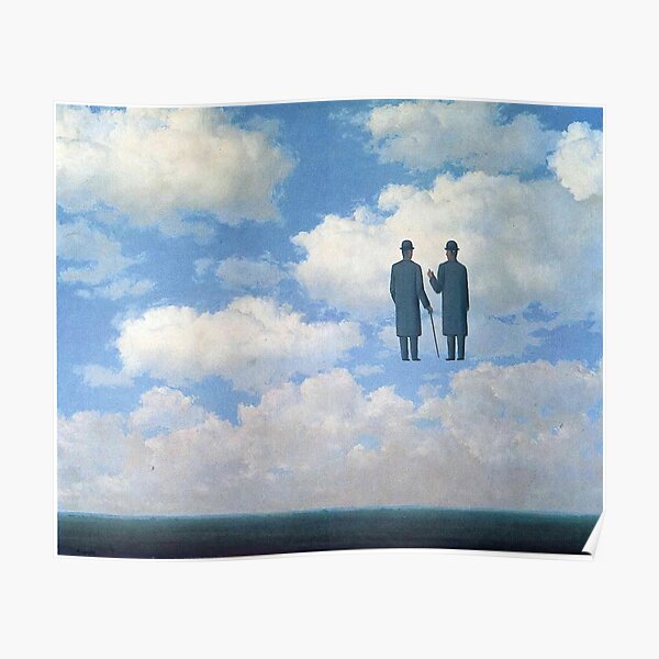 Rene Magritte The infinite recognition Poster