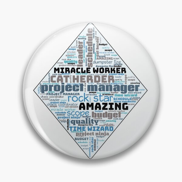 Item preview, Blue Project Manager Word Art designed and sold by Awesomefamily.
