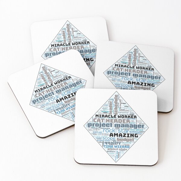 Item preview, Blue Project Manager Word Art designed and sold by Awesomefamily.