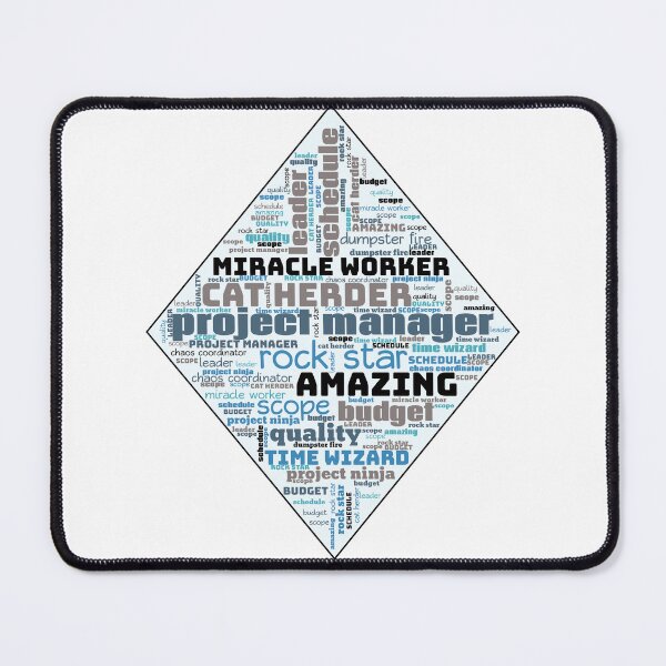 Item preview, Blue Project Manager Word Art designed and sold by Awesomefamily.