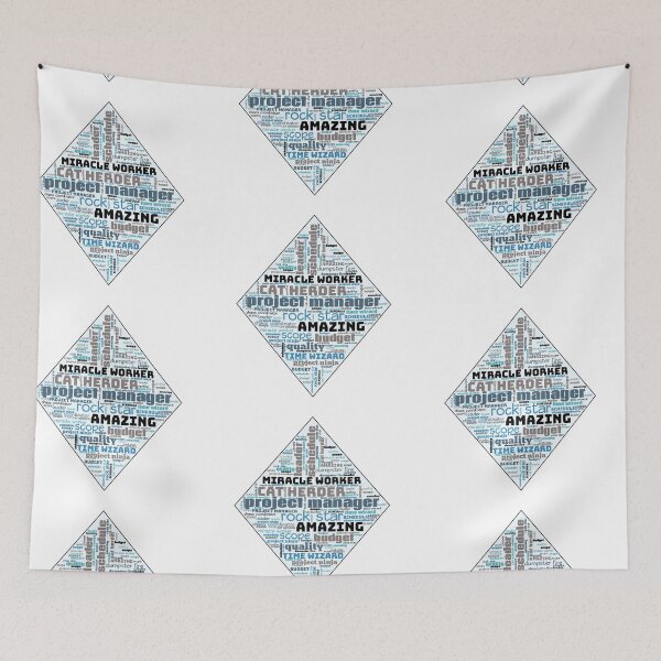 Item preview, Blue Project Manager Word Art designed and sold by Awesomefamily.