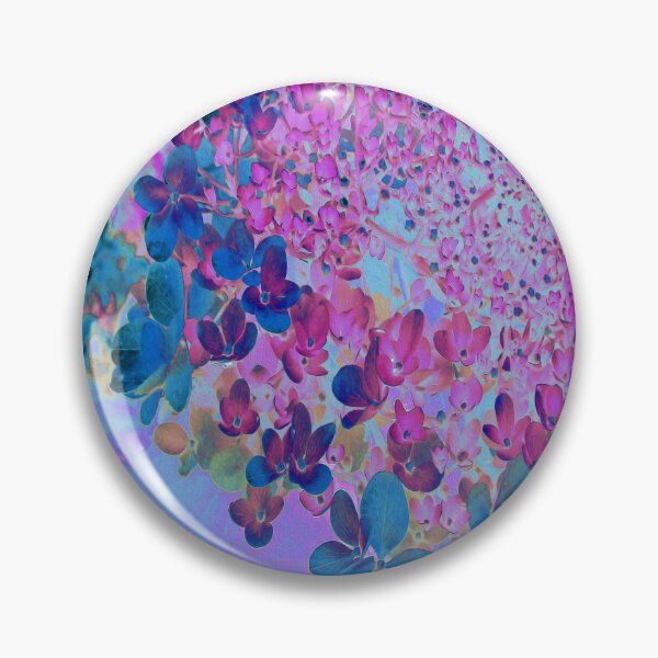 Item preview, Elegant Dark Blue and Magenta Limelight Hydrangea designed and sold by myrubiogarden.