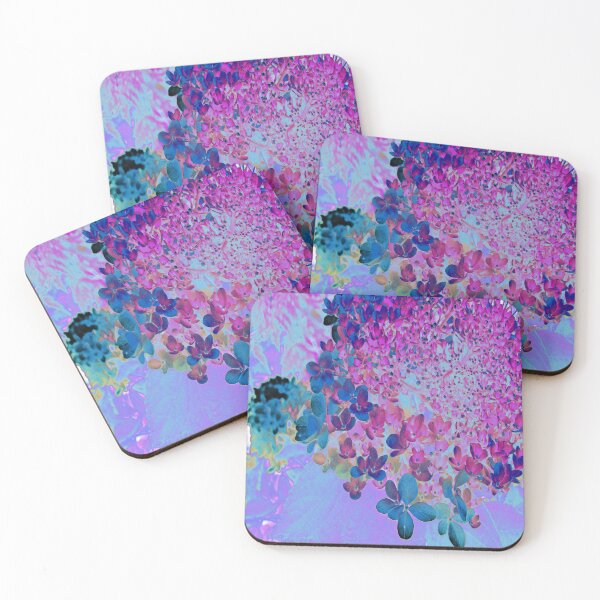 Item preview, Elegant Dark Blue and Magenta Limelight Hydrangea designed and sold by myrubiogarden.