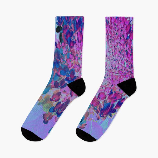 Item preview, Elegant Dark Blue and Magenta Limelight Hydrangea designed and sold by myrubiogarden.