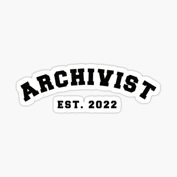 Artikel-Vorschau von Archivar gegründet 2022: Lustiges Archivar-Geschenk, designt und verkauft von Adexyl.