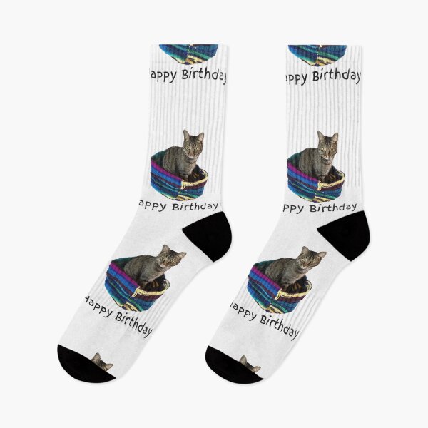Item preview, Happy Birthday Kitty in a Basket  designed and sold by Amanda1775.
