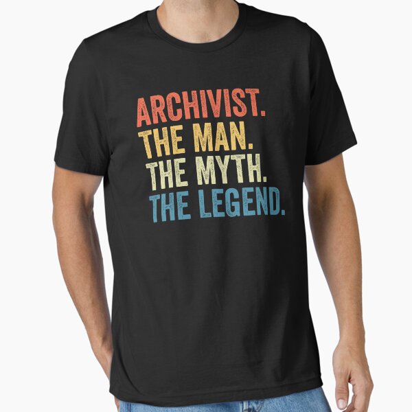 Artikel-Vorschau von Archivar Der Mann Der Mythos Die Legende: Lustiges Archivargeschenk, designt und verkauft von Adexyl.