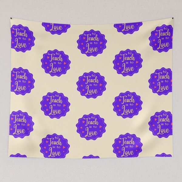 Item preview, Educational Quotes To Teach Is To Love  designed and sold by DjoooDjooo.