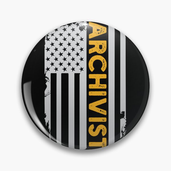 Item preview, Archivist Retro Vintage USA Flag: Funny Archivist Gift designed and sold by Adexyl.