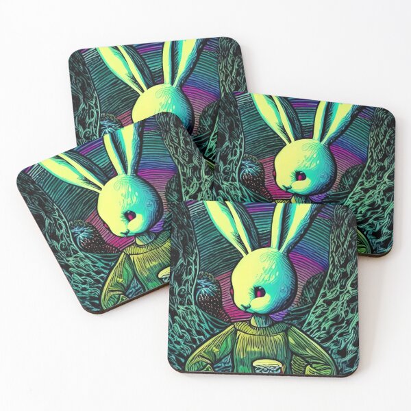 Item preview, Psychedelic Rabbit  designed and sold by TheDreamEffect.