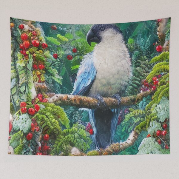 Item preview, Birds - A Blue And White Parrot designed and sold by Girih.