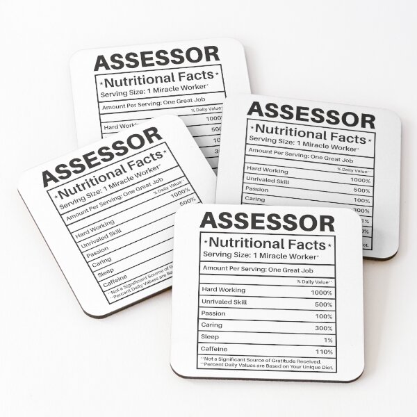 Item preview, Assessor Nutritional Facts: Funny Tax Assessor Gift designed and sold by Adexyl.