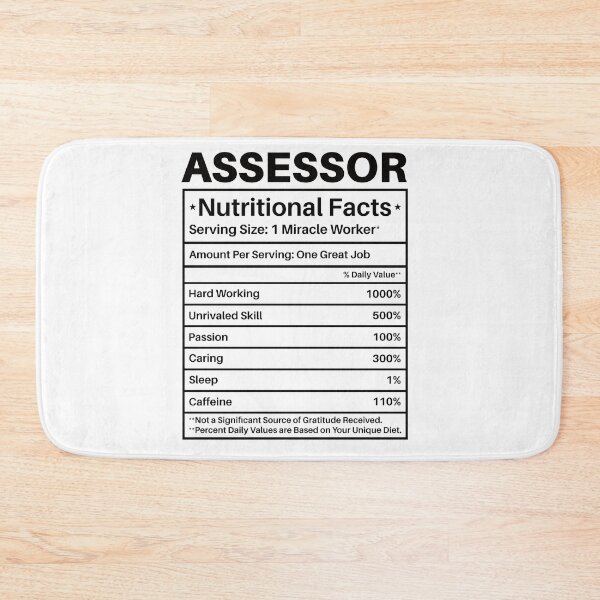 Item preview, Assessor Nutritional Facts: Funny Tax Assessor Gift designed and sold by Adexyl.
