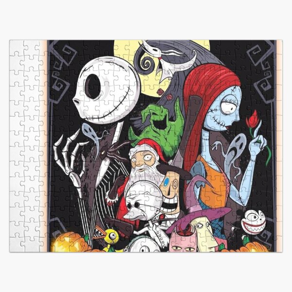 The Nightmare Before Christmas Jigsaw Puzzle for Sale by marymaldonaS