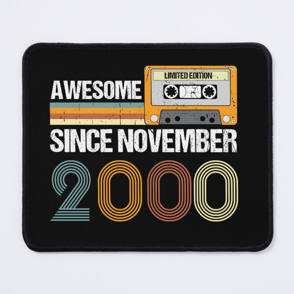 Item preview, Awesome Since November 2000 | 22th Birthday Gifts | 22 Years Old Gifts designed and sold by AMINE  ★★★★★.