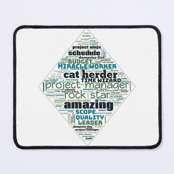 Item preview, Green Project Manager Word Art designed and sold by Awesomefamily.