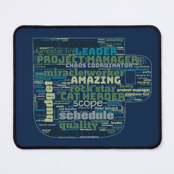 Item preview, Green Coffee Project Manager Word Art designed and sold by Awesomefamily.