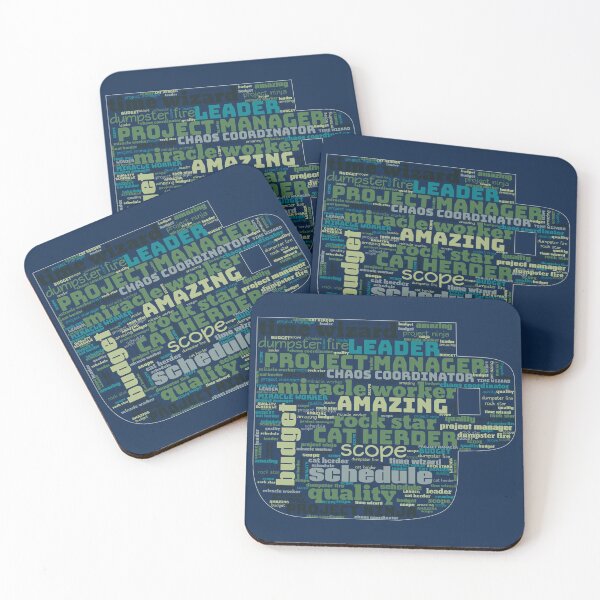 Item preview, Green Coffee Project Manager Word Art designed and sold by Awesomefamily.