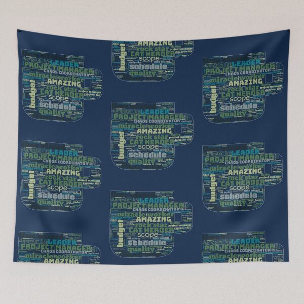 Item preview, Green Coffee Project Manager Word Art designed and sold by Awesomefamily.