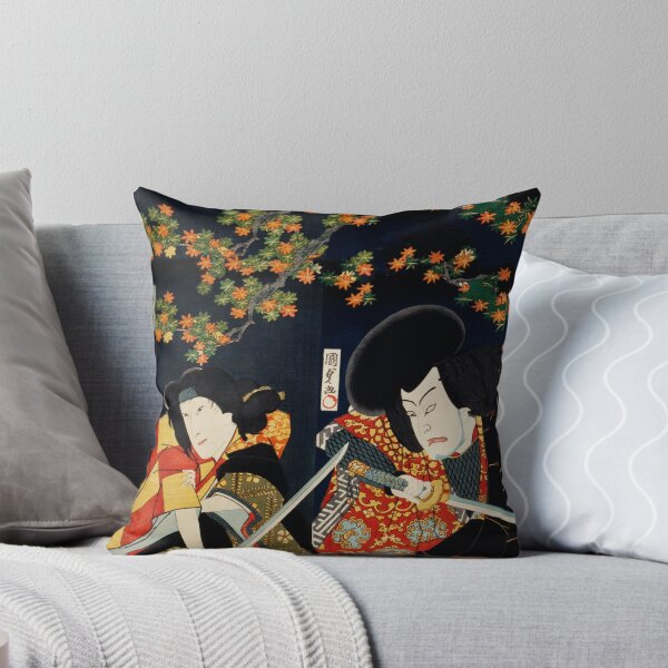 Item preview, Japanese Samurai Ukiyoe Print Vintage designed and sold by Alema Art.
