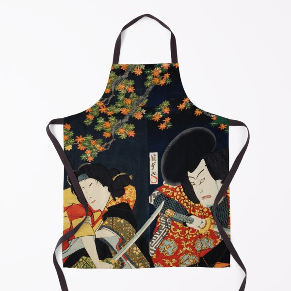 Item preview, Japanese Samurai Ukiyoe Print Vintage designed and sold by Alema Art.