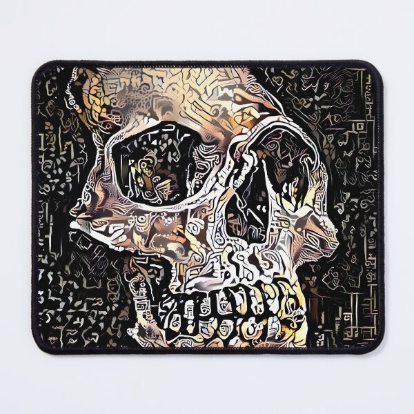 Item preview, Mayan Glyph Skull designed and sold by DiscoGypsyFish.