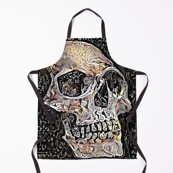 Item preview, Mayan Glyph Skull designed and sold by DiscoGypsyFish.