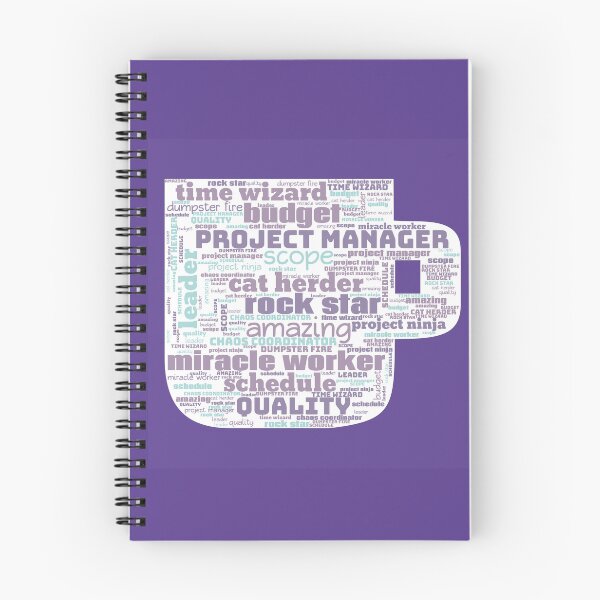 Item preview, Purple Coffee Project Manager Word Art designed and sold by Awesomefamily.