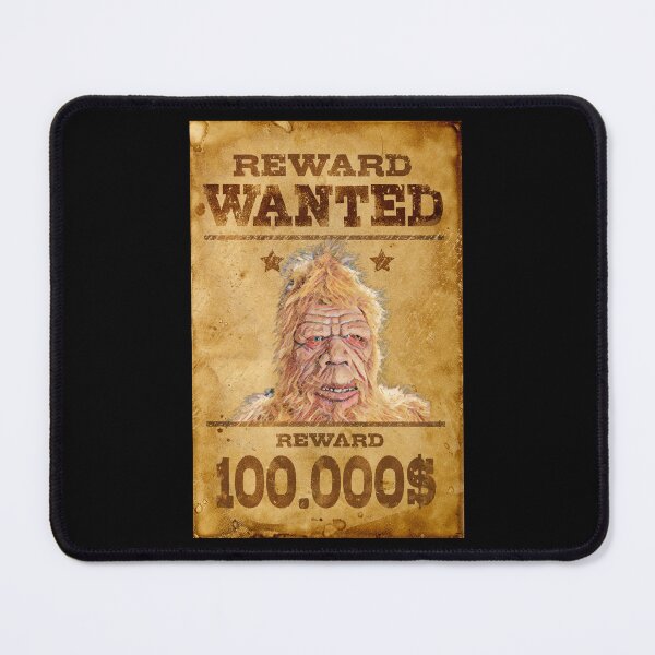 Item preview, Classic Western Wanted Sign with Bigfoot designed and sold by Caregiverology.