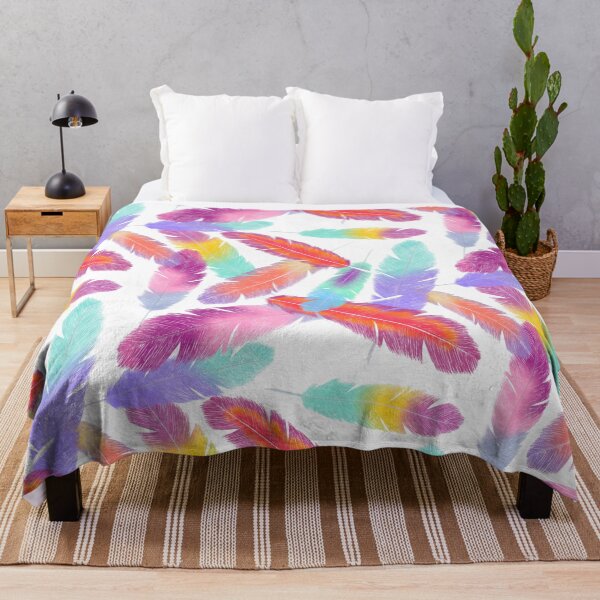 Artikelvorschau, Light as a Feather Multicolored Seamless Pattern Design entworfen und verkauft von Anakathrin.