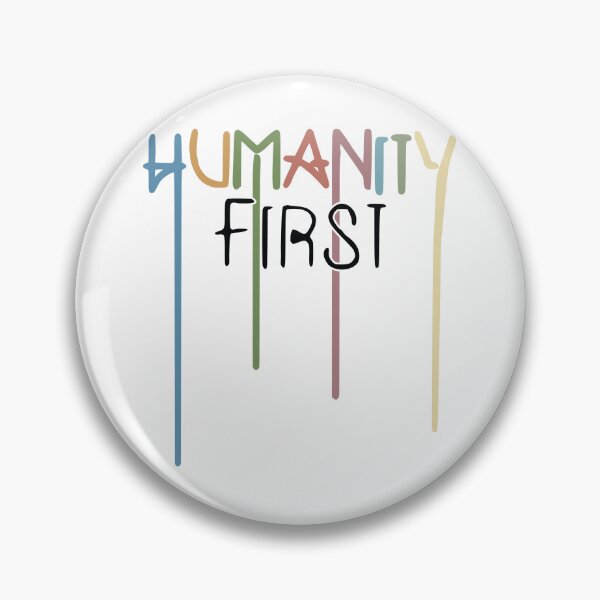 Item preview, Humanity First typography design designed and sold by navitalidesign.