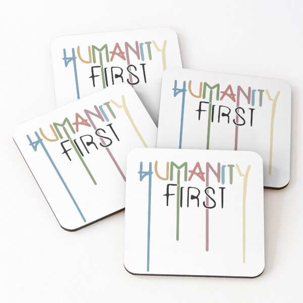 Item preview, Humanity First typography design designed and sold by navitalidesign.