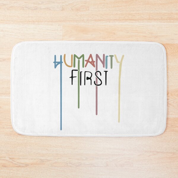 Item preview, Humanity First typography design designed and sold by navitalidesign.