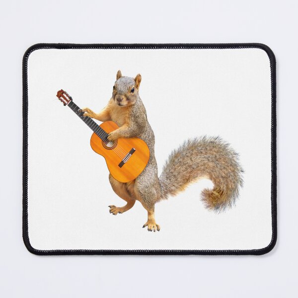 Artikelvorschau, Eichhörnchen, das Akustikgitarre spielt entworfen und verkauft von catsclips.