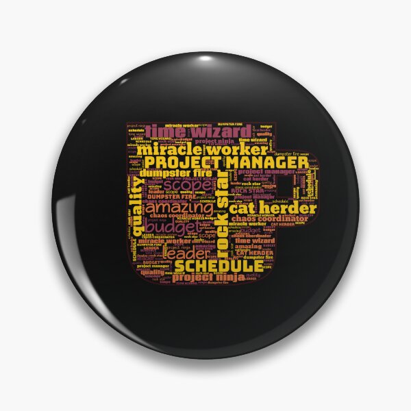 Item preview, Yellow Coffee Cup Project Manager Word Art designed and sold by Awesomefamily.