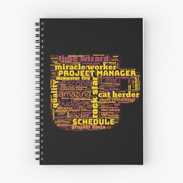 Item preview, Yellow Coffee Cup Project Manager Word Art designed and sold by Awesomefamily.