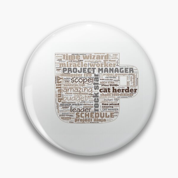 Item preview, Coffee Cup Project Manager Word Art designed and sold by Awesomefamily.