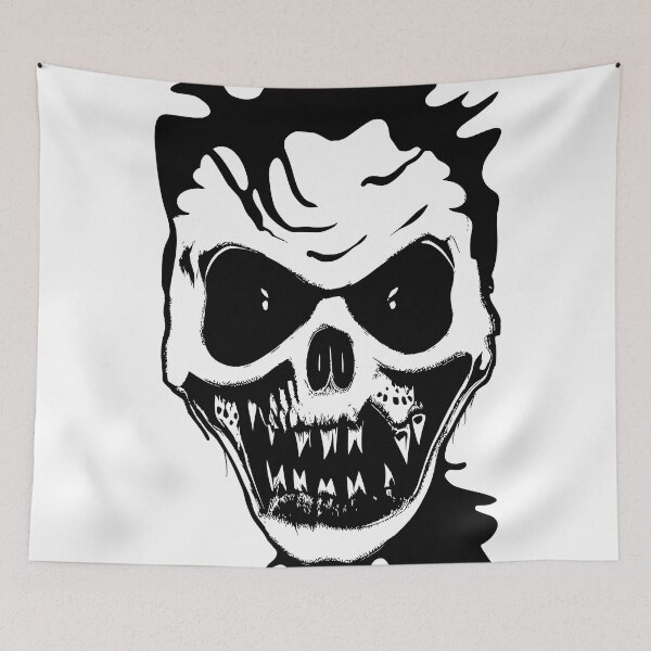 Item preview, Halloween Frightful Skull Design designed and sold by HalloweenThings.