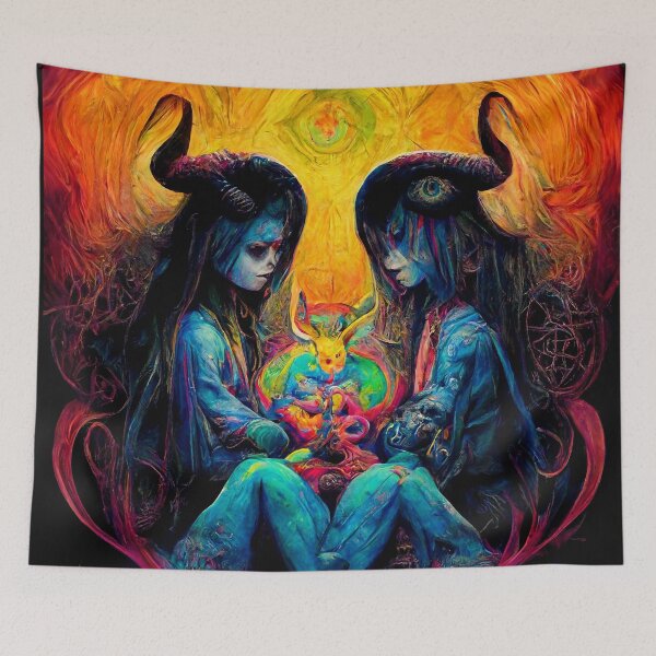 Item preview, Two Shivas  designed and sold by MysticAlgorithm.