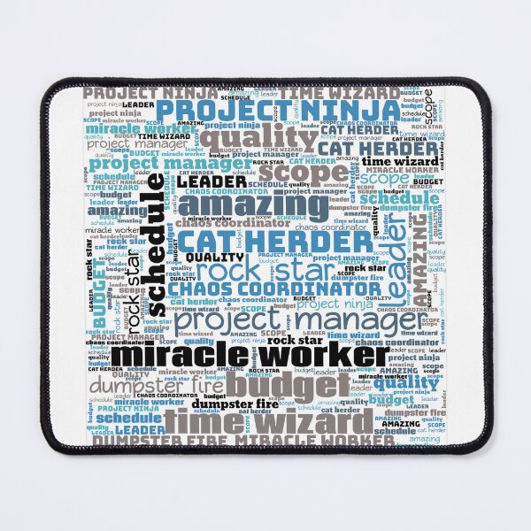 Item preview, Rock Star Project Manager Word Art designed and sold by Awesomefamily.