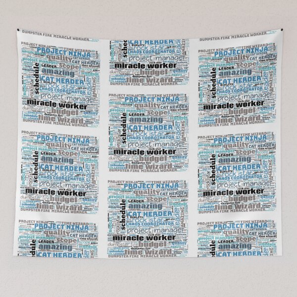 Item preview, Rock Star Project Manager Word Art designed and sold by Awesomefamily.
