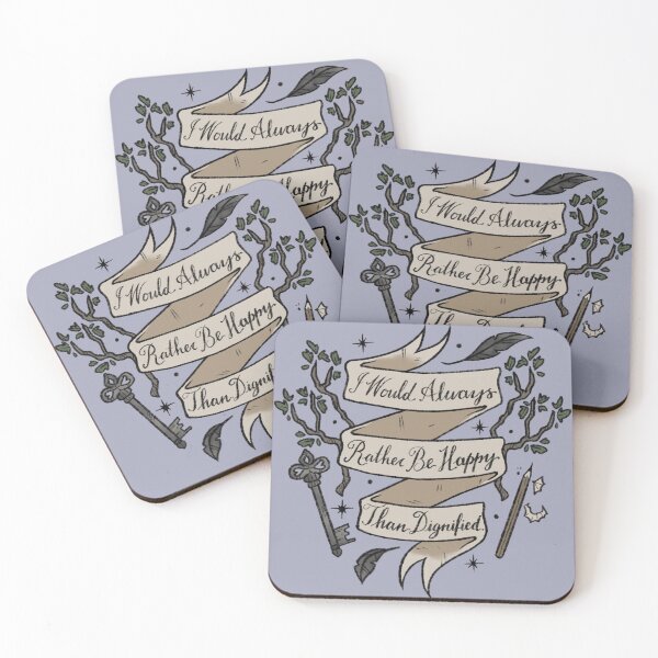 Item preview, i would always rather be happy than dignified - jane eyre quote designed and sold by tilbobagginsart.