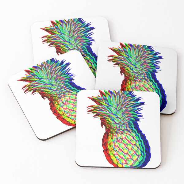 Item preview, Tryppy pineapple anaglyph 3d glitch designed and sold by eNVy Co.