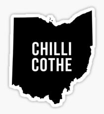 Chillicothe, Ohio Silhouette Sticker