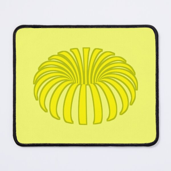 Item preview, Yellow optical illusion tropical flower  designed and sold by IMNIUM.