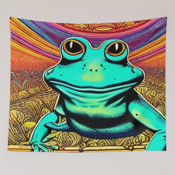 Item preview, Psychedelic Frog  designed and sold by TheDreamEffect.