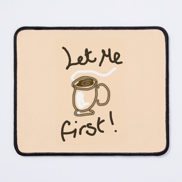 Item preview, Let me coffee first! (cream) designed and sold by ScarletPanda.