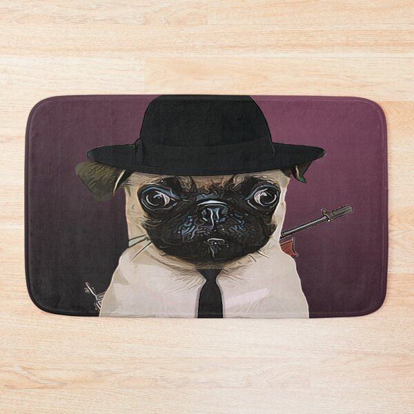 Item preview, Mobster Pug designed and sold by L'art Designs.