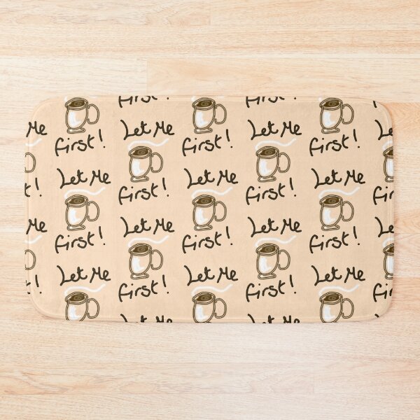 Item preview, Let me coffee first! (cream) designed and sold by ScarletPanda.